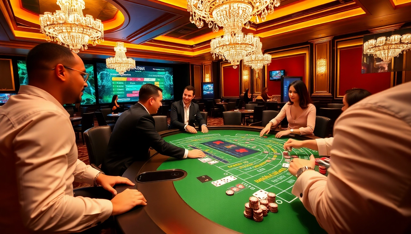 Engage in the exciting game of free credit baccarat at a luxury casino.