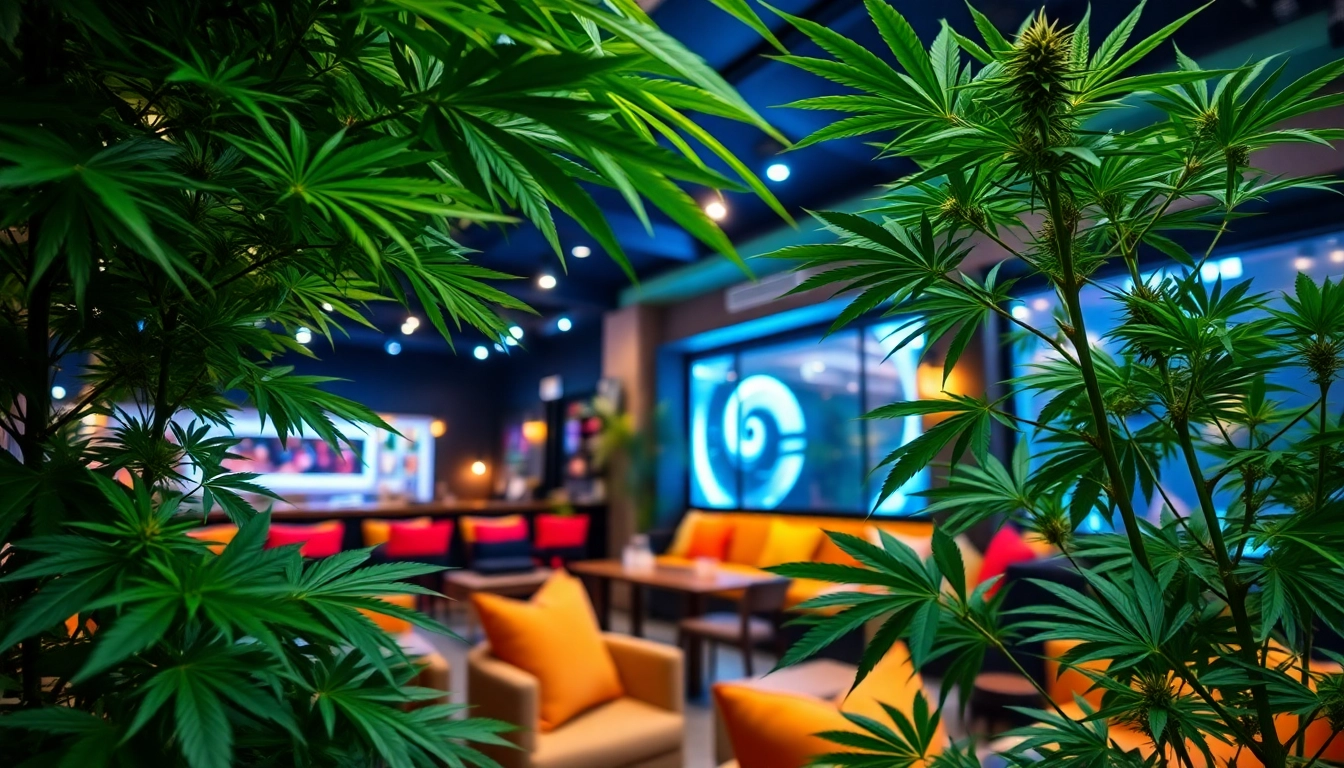 Erleben Sie die Atmosphäre der Weedmaps Lloret de Mar in einem modernen Cannabisclub.